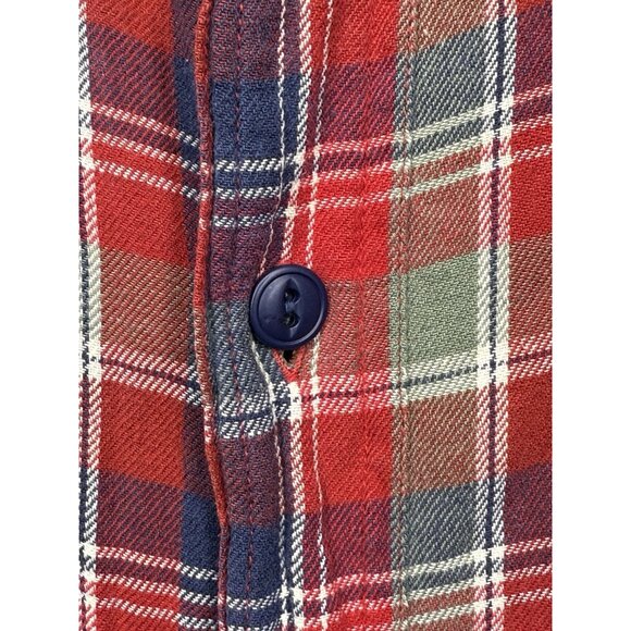 VTG Polo Jeans Co. Ralph‎ Lauren Men's XXL Red Green Plaid Button Down Shirt USA - Picture 4 of 7